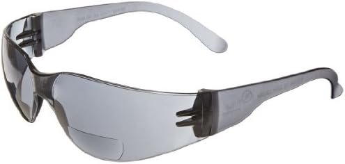 Gateway Safety 46MG20 StarLite MAG Safety Glasses, 2.0 Diopter Magnification, Gray Lens, Gray Temple