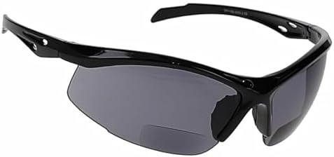 Bifocal Safety Glasses - Safety Lenses with Readers for Healthcare, Woodworkers, Motorcyclists, Workshop - Ansi Z87+
