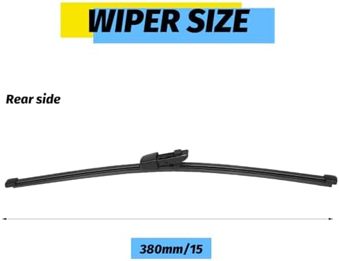 15 inch Rear Windshield Wiper Blades Replacement for 2018-2022 Volkswagen Tiguan Back Window Wipers (15G)