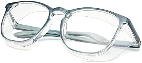 Alsenor Safety Glasses Anti Fog Goggles Protective Eyewear Blue Light Blocking Anti Dust UV Protection Glasses For Men Women (New-Blue)