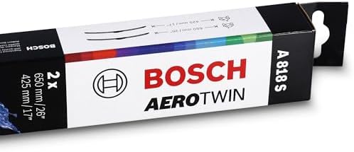 BOSCH 3397014818 AeroTwin Wiper Blade Combo Pack - Set of 2 (26" & 17")