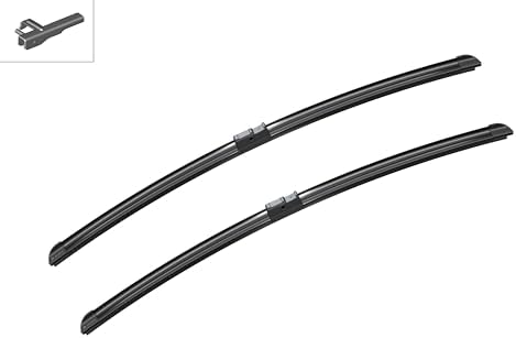 BOSCH 3397118948 AeroTwin Wiper Blades - Set of 2 (25"& 25") Side Lock 22mm