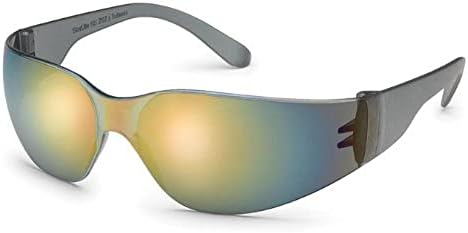 Gateway Safety 4680 UL-Certified StarLite Safety Glasses, Clear Lens, Clear Temple (Pack of 10)