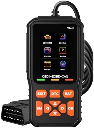 M525 OBD II Scanner,New Upgrade OE-Level Code Reader with Battery Test