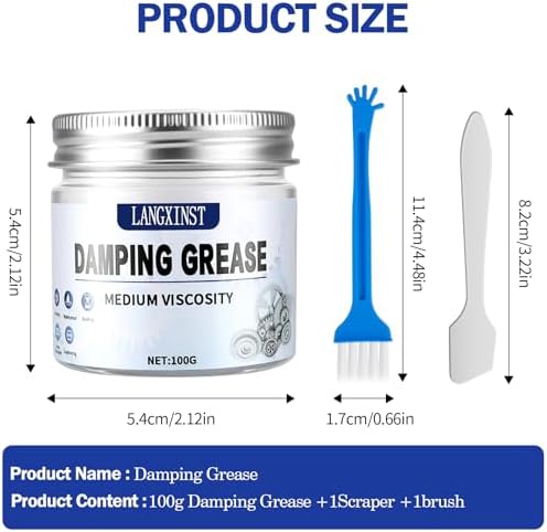 100g Damping Grease, Medium Viscosity for Washing Machine Suspension Rods