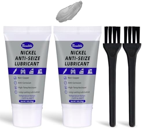 Realth Nickel Anti-Seize Lubricant 1oz 2 Pack High Temp Anti Seize Grease
