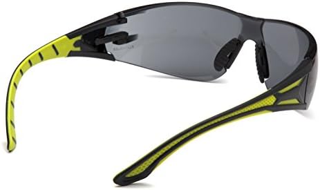 Pyramex Endeavor Plus Safety Glass Black/Gray Frame With Foam Padding Clear H2MAX Anti-fog Lens