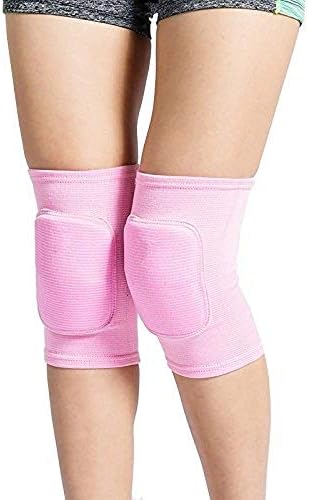 JUMISEE Kids Knee Pad, Anti-Slip Padded Sponge Knee Brace Breathable Flexible Elastic Knee Support for Football Volleyball Dance Skating Basketball Sports