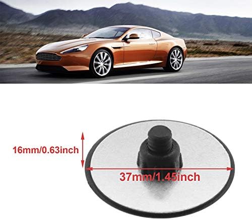 SING F LTD Rear Wiper Delete Kit - Waterproof Block Off Plug Cap for Tailgate Wiper Arm ABS Black 37mm