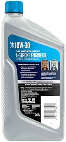 Valvoline 4-Stroke Marine Full Synthetic Engine Oil 1 Quart