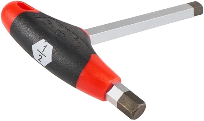 KLEIN TOOLS JTH6E17 1/2-Inch Hex Key, Journeyman T-Handle, 6-Inch
