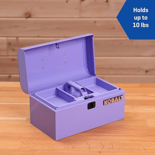 K.balt Retro Portable Mini Toolbox Lavender Steel Tool Box