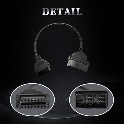 OBD1 to OBD2 Adapter for Toyota 22 Pin to 16 Pin OBD Diagnostic Cable