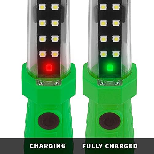 Nightstick NSR-2168G Multi-Purpose Rechargeable Floodlight with Magnetic Hooks and Replaceable Lens - Green