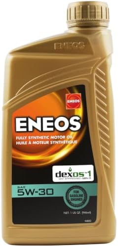 ENEOS 5W-30 Fully Synthetic Motor Oil, API SQ, dexos1 Gen3, 1 Qt