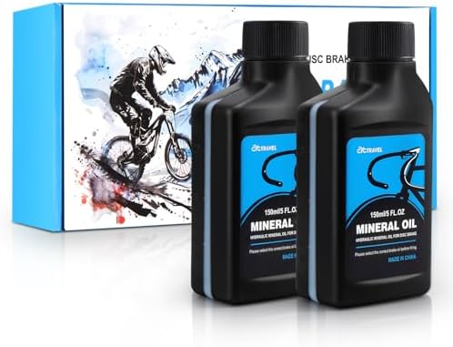 Brake Bleed Kit for Shimano, TEKTRO, TRP Hydraulic Disc Brakes, Mountain Brake Bleed Kit Including High Performance Mineral Oil Brake Fluid (120ml+300ml).