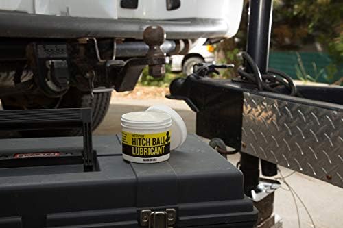 Mission Automotive Ball Grease for Trailer Hitch - 4 Oz, 1 Pack - Waterproof Hitch Grease & Tow Ball Lubricant for Trailer Pins - Reduces Friction & Wear