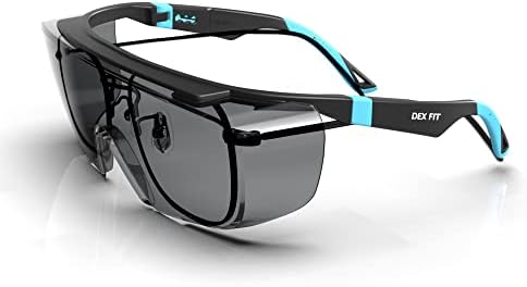 DEX FIT Safety Glasses SG210 Series - Anti-Fog & Scratch Resistant Z87.1 Certified, Adjustable Temples