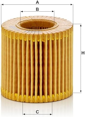 Mann Filter HU 6006 z Cartridge Oil Filter Replacement Compatible With Lexus CT200h (2011-2017), Pontiac Vibe (2009-2010), Scion iM (2016), xD (2008-2014)