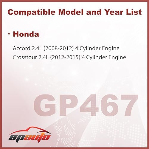 EPAuto GP467 (CA10467) Engine Air Filter Replacement for Honda
