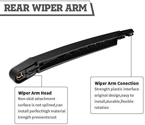 Rear Windshield Wiper Arm & Blade Assembly for Kia Sedona 2006-2014