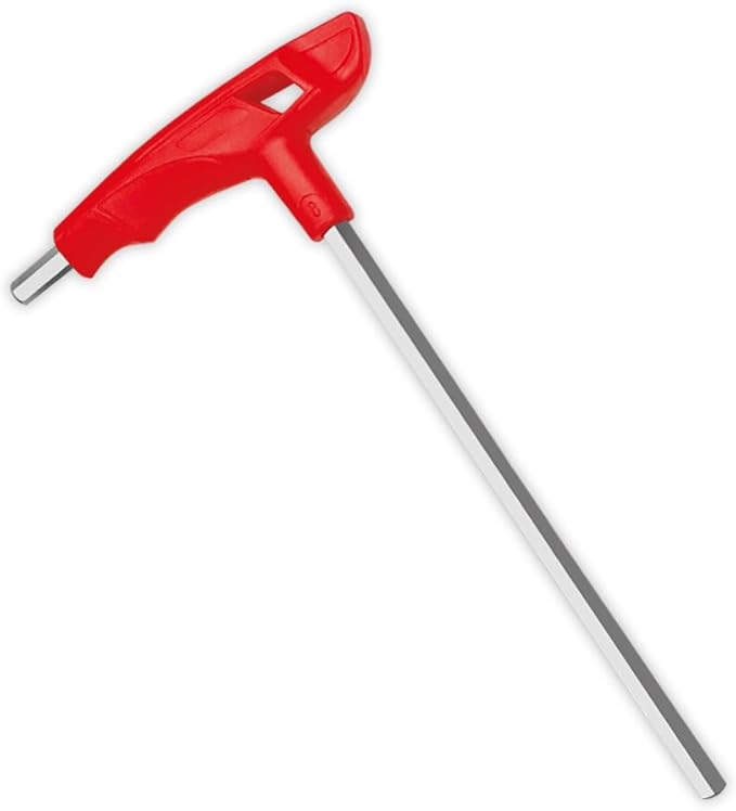 WISEUP 5mm t handle allen wrench set Metric,CR-V heavy duty hex key set with long arm