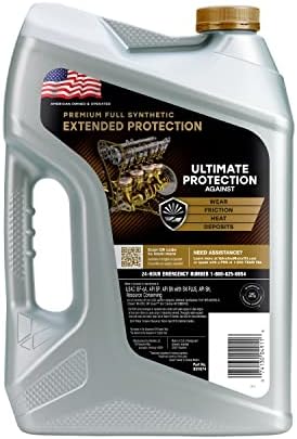 Valvoline Motor Oil, SAE 0W-20, 5 QT | Full Synthetic | Extended Protection | Pack of 2