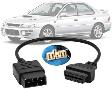 OBD1 to OBD2 Adapter Cable for Subaru 9 Pin to 16 Pin Diagnostic Cable