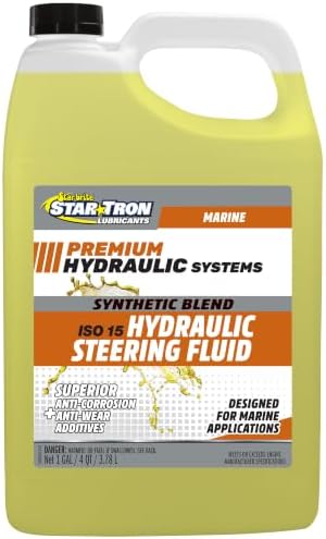STAR BRITE Hydraulic Steering Fluid, Synthetic Blend, ISO 15, Marine-Grade