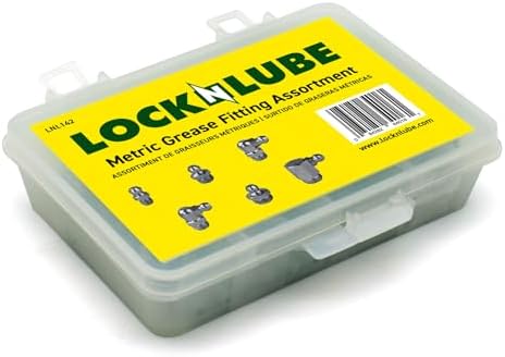 LockNLube Grease Fittings Set, Metric