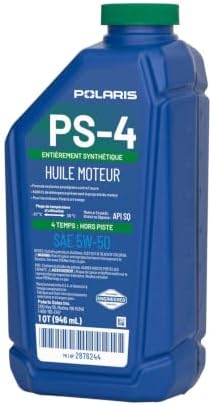 Polaris PS4 All-Season 4 Cycle 5W50 Full Synthetic Motor Oil, 1 Qt 2876244