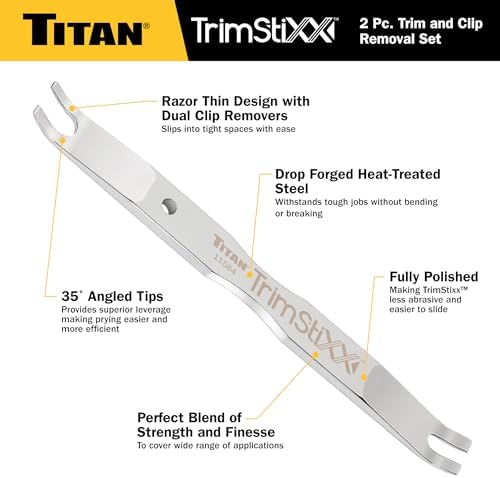 Titan 11586 Trim Stixx 2-Piece Trim and Clip Removal Set
