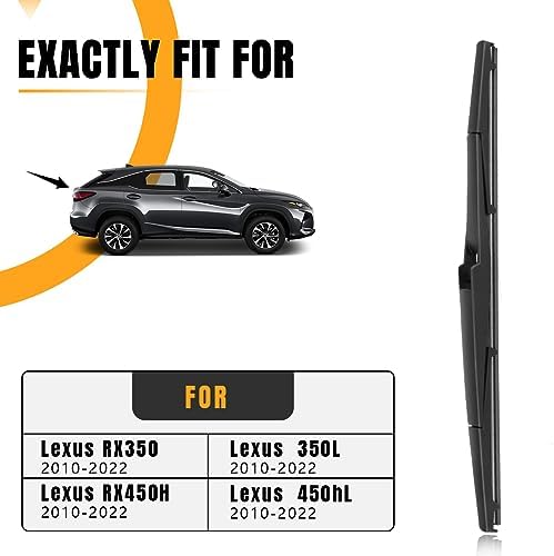AUTOBOO 16" Rear Wiper Blade Replacement for Lexus RX350 RX450h RX350L