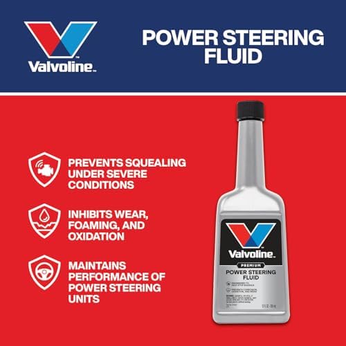 Valvoline Power Steering Fluid, Maintains Performance & Condition, Prevents Squealing, Inhibits Wear & Oxidation, Meets GM 1050017, Chrysler 5931 & Ford M2C195-A, 12oz