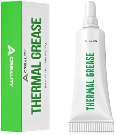 Creality 3D Printer Thermal Grease, 350°C High-Temperature Resistant Paste, Excellent Thermal Conductivity, Non-Conductive, for 3D Printer Hotend/Nozzle, Suitable for All FDM 3D Printer (1 Pack)