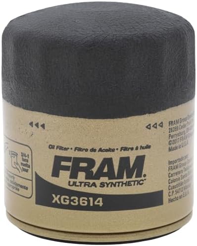 FRAM Synthetic XG3614P 20K Mile Change Automotive Replacement Engine Oil Filter for Synthetic Oil Changes, Premium Vehicle Engine Protection Oil Filter for Select Vehicle Model Years