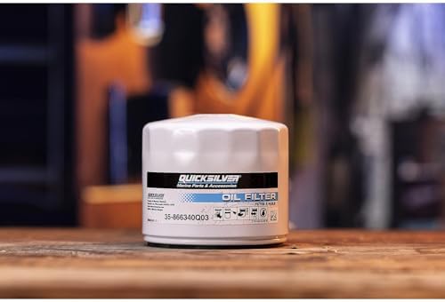 Quicksilver 866340Q03 Oil Filter for MerCruiser Sterndrive and Inboard Engines (Pack of 2)