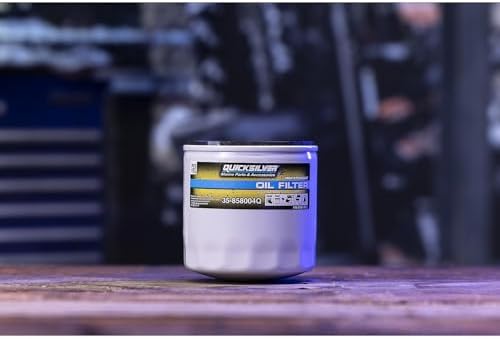 Quicksilver 858004Q High Performance Oil Filter for MerCruiser Sterndrive and Inboards Engines