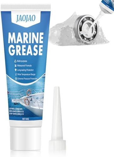 JAOJAO Marine Grease Tube Resistant to Saltwater and Washout, Waterproof