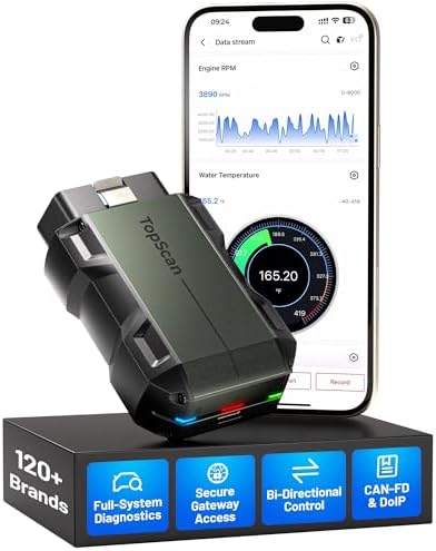 TOPDON Topscan Master OBD2 Scanner Bluetooth, Bidirectional Scan Tool