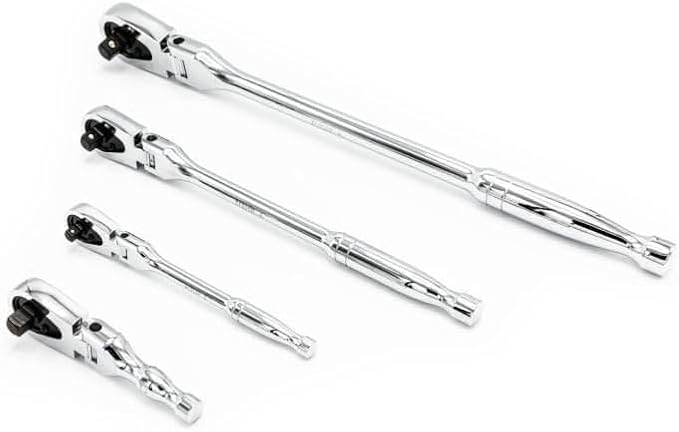 GEARWRENCH 4 Piece 1/4", 3/8" & 1/2" Drive 120XP™ Flex Head Ratchet Set | 81230P