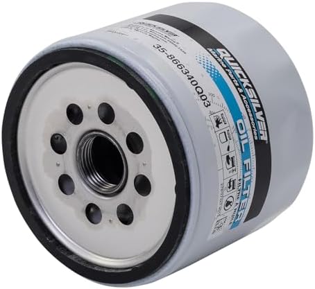 Quicksilver 866340Q03 Spin-On Oil Filter for MerCruiser Engines