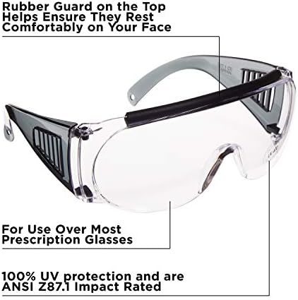 Allen Company - Ballistic Eye Protection for Men and Women - Shooting Accessories That Work with Prescription Glasses