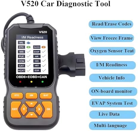 V520 OBD2 Automotive Diagnostic Scanner and Code Reader