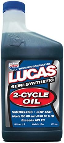 Lucas Oil 10120-12PK 2-Cycle Oil - 16 oz, (Pack of 12)
