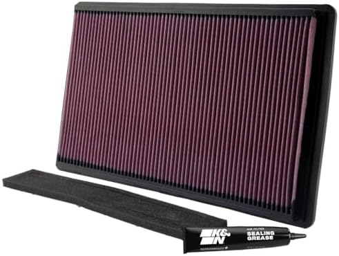 K&N High-Flow Original Lifetime Engine Air Filter: Increase Power: Premium, Washable: Compatible with 1990-1996 Chevrolet/Pontiac: Corvette, ZR1, Firebird, 33-2035