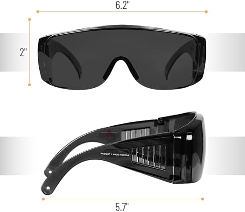 UNCO- Safety Goggles Over Glasses, Protective Goggles, Anti Fog, Work, Safety Glasses Over