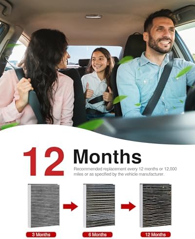 Puroma Cabin Air Filter Activated Carbon for CF11920 CP920 6043C Ford C-Max