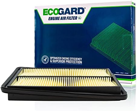 ECOGARD XA10423 Premium Engine Air Filter Fits 2018-2024 Renault Koleos, 2014-2020 Nissan Rogue, 2017-2022 Rogue Sport, 2014-2022 X-Trail, 2017-2023 Qashqai (Pack of 6)