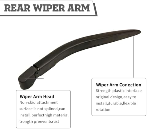 Rear Windshield Wiper Arm & Blade Assembly for GMC Acadia 2017-2023